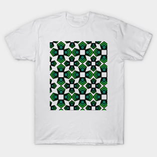 Geometric pentagon seamless pattern T-Shirt